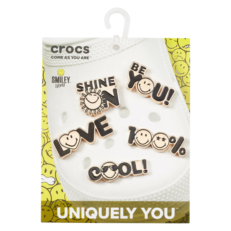 Crocs - Jibbitz Charm Elevated Smiley 5 Pack