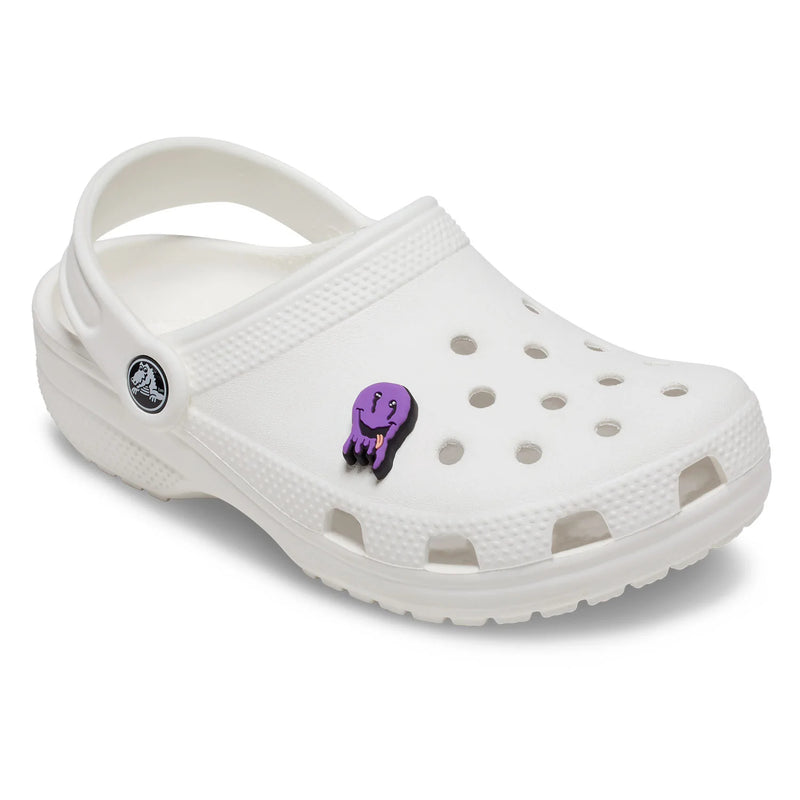 Crocs - Jibbitz Charm Smiley Face Purple Drip